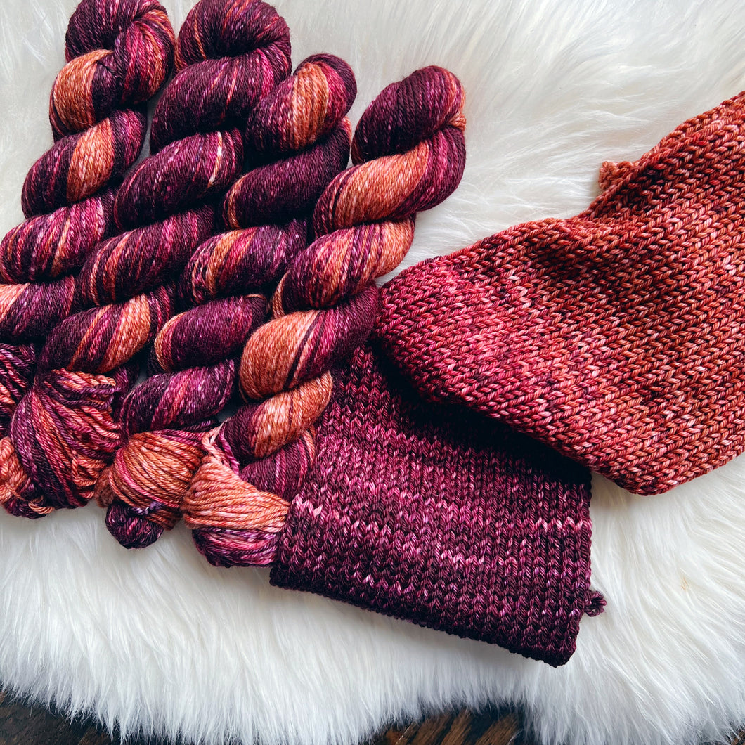 Deconstructed Fade Worsted - Don't Forget the Ash Because You See a Little Silk