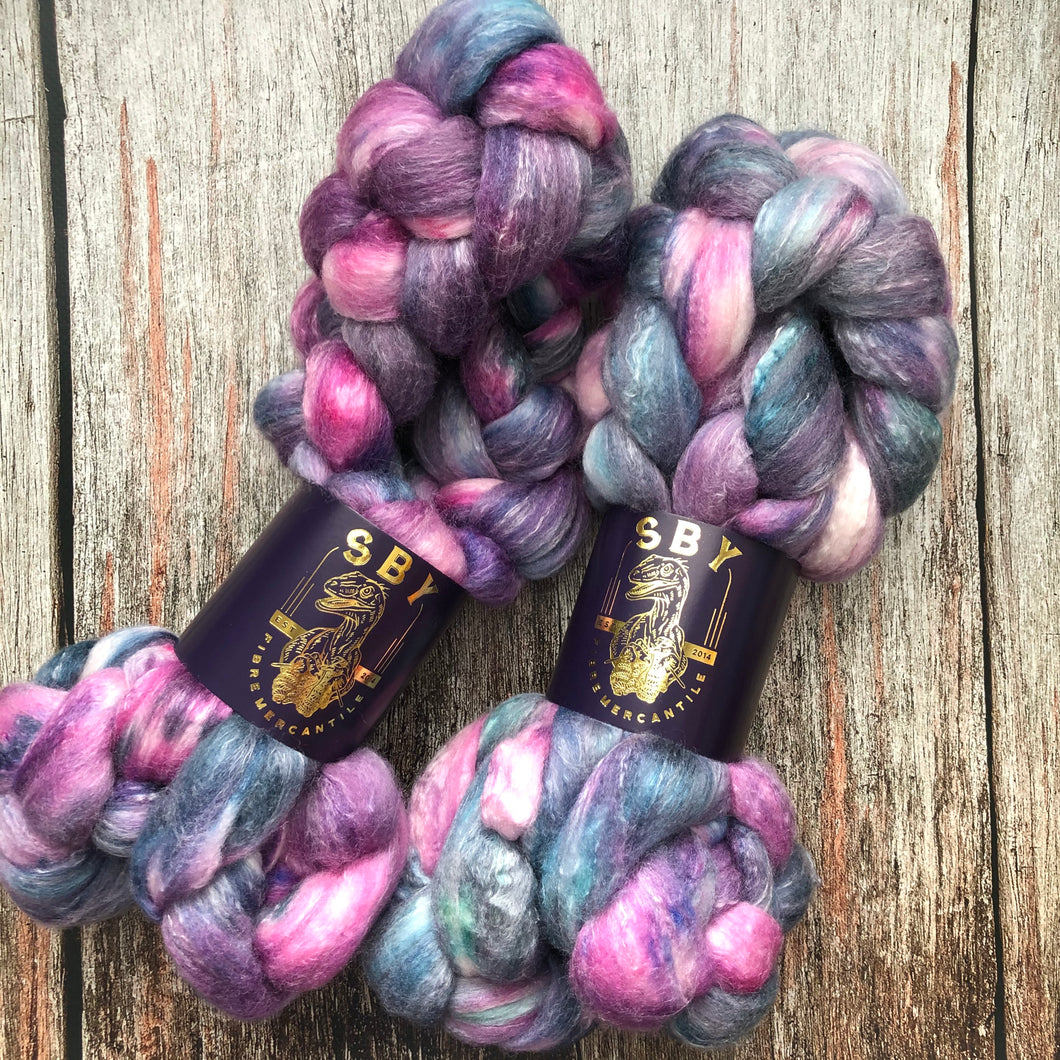 Merino / Bamboo / Silk Roving - Baelfire