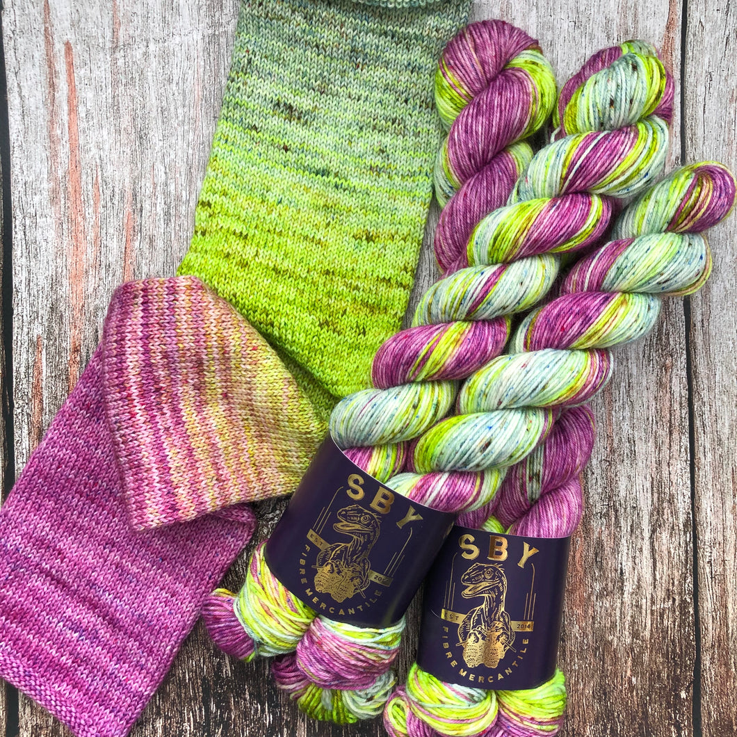 Deconstructed Fade Sock - I Still Believe in 398.2