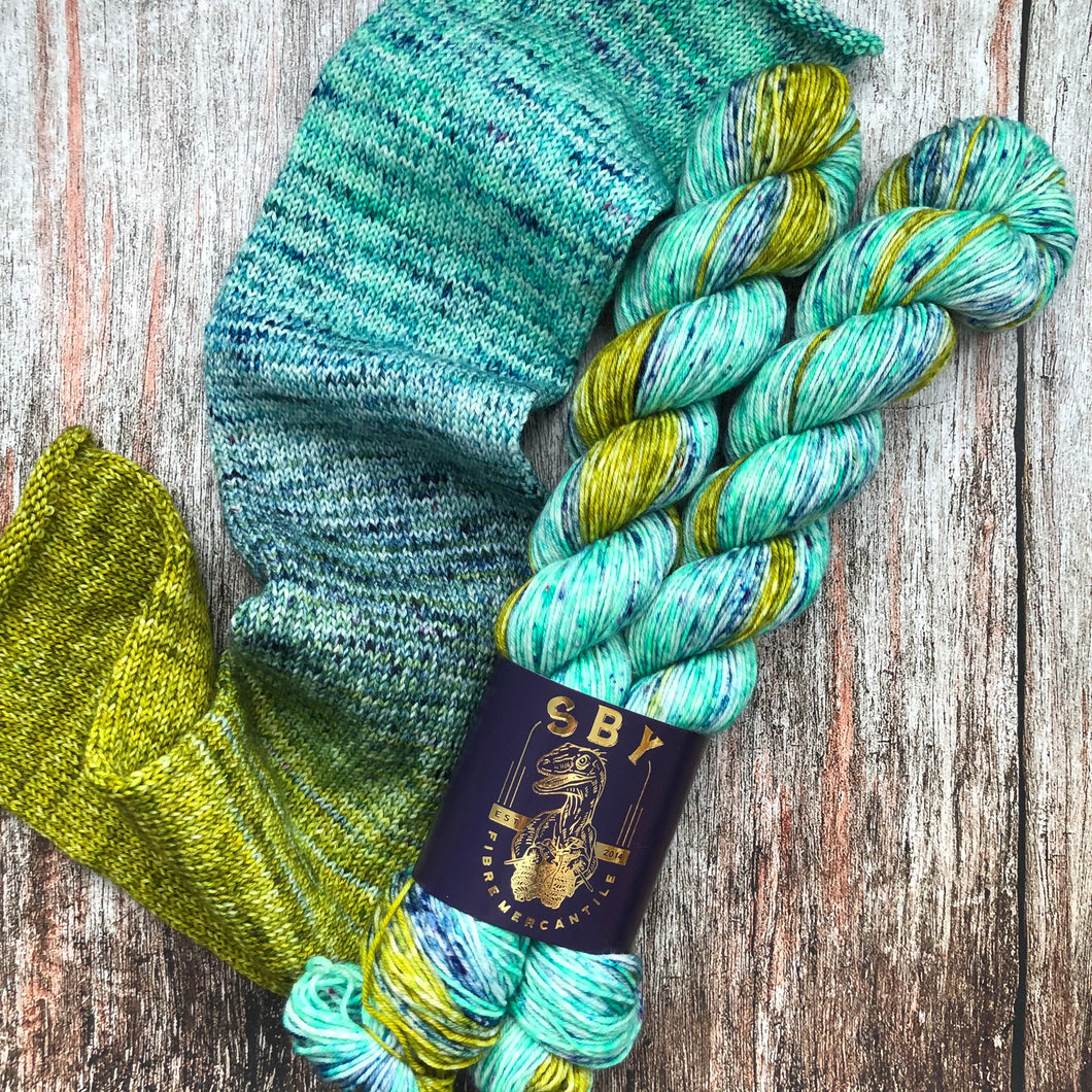 Deconstructed Fade Sock - Jurassic