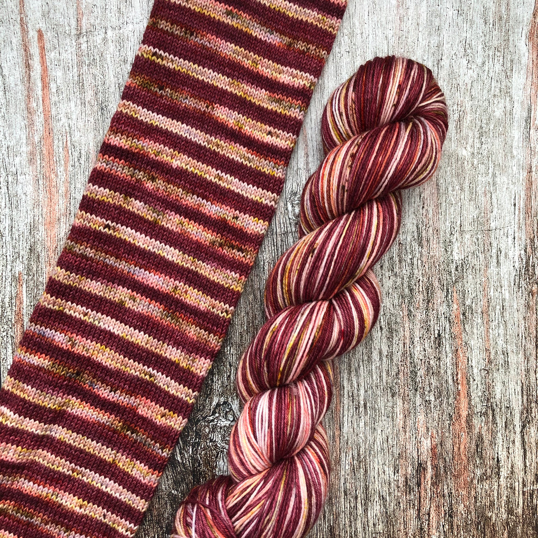 Sole Mate Self-Striping Sock - Pardon My Pinot + Pivot!!!