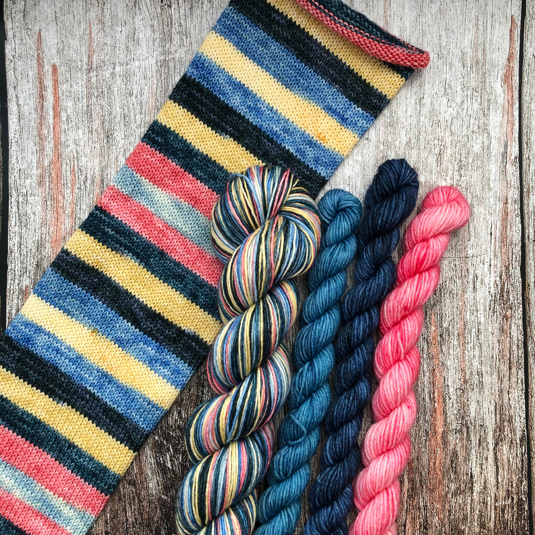 Sojourn Self-Striping Sock - P.Sherman 42 Wallaby Way