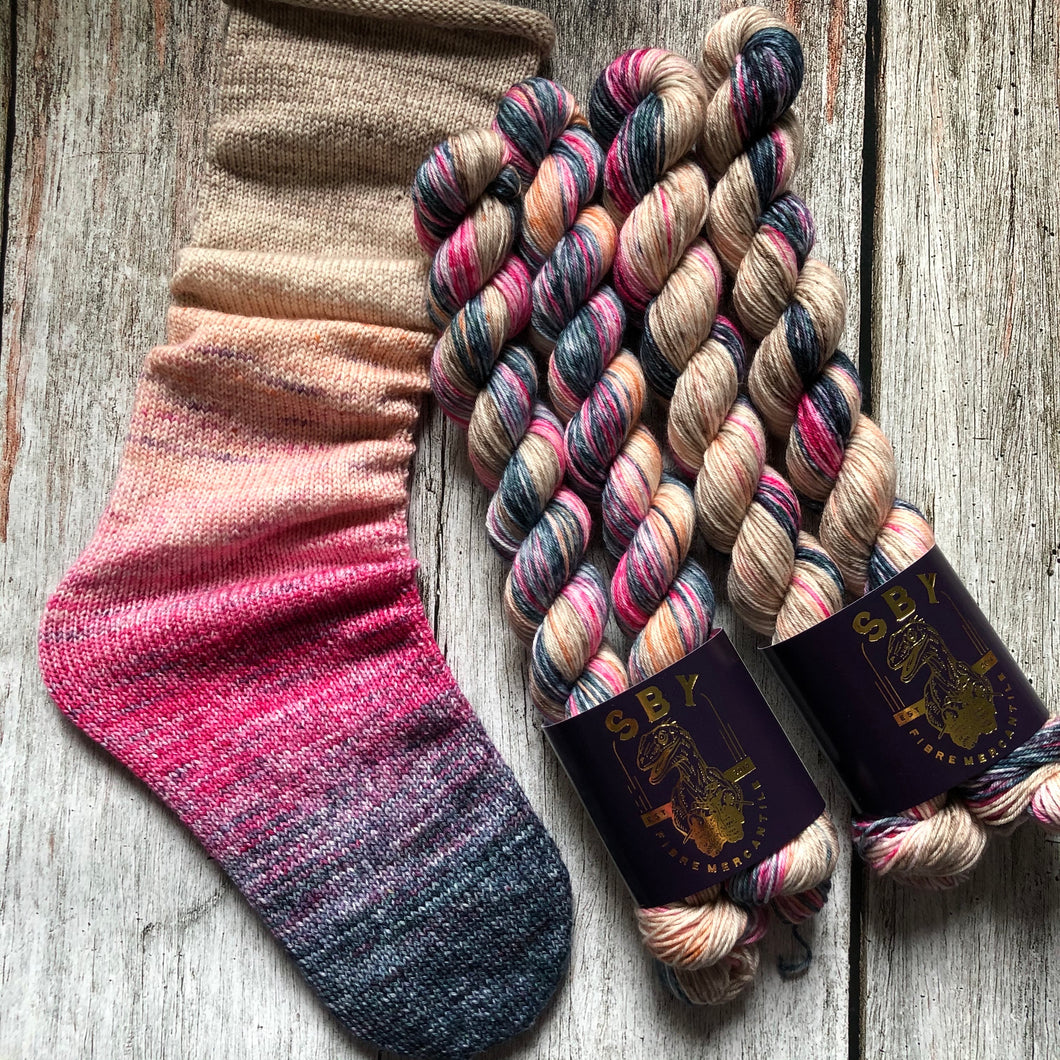 Deconstructed Fade Sock - What is a Weekend?? - Dowager Countess