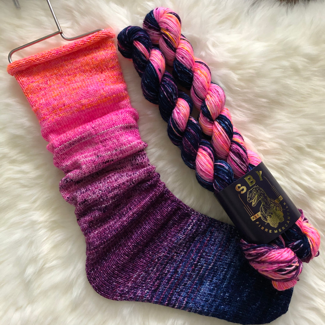 Deconstructed Fade Sock - Bueller….Bueller…Bueller?