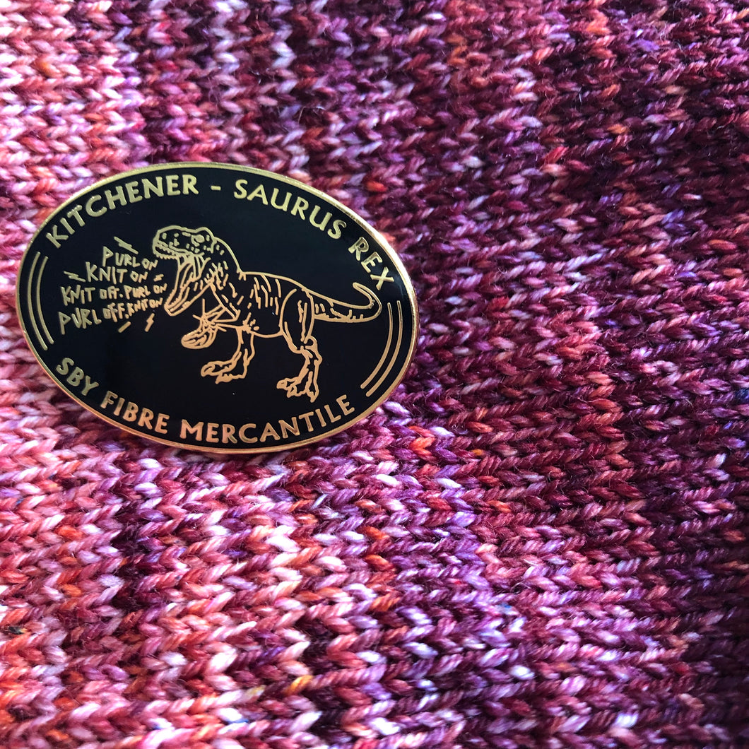 Kitchenersaurus Hard Enamel Pin