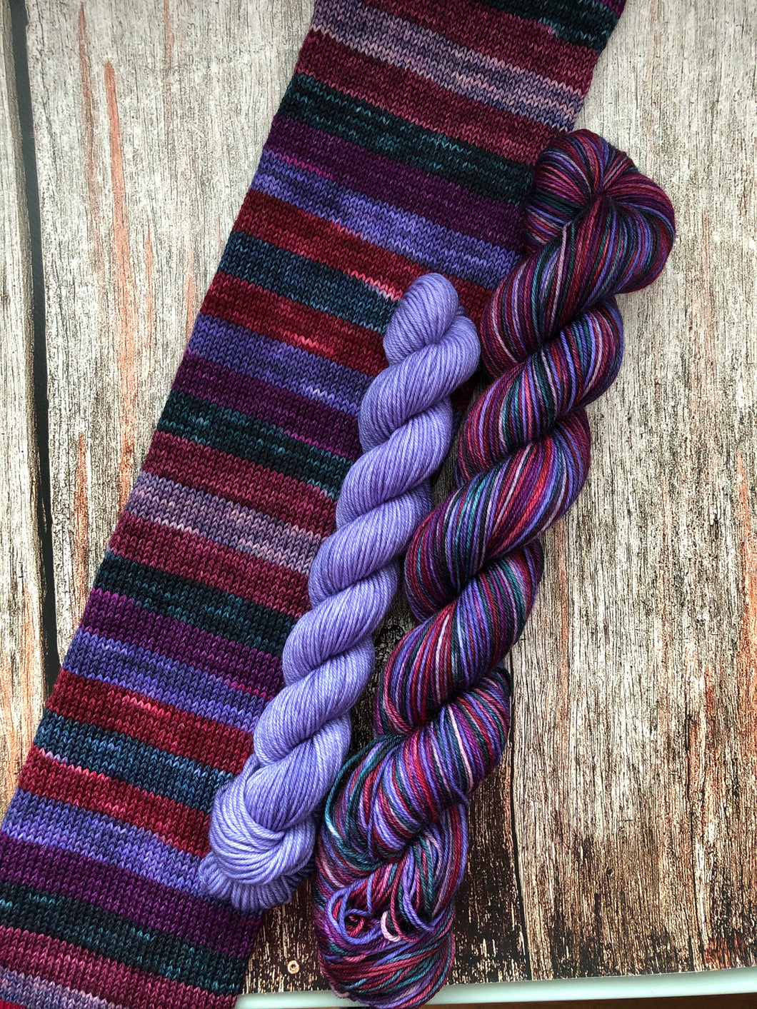 Sojourn Self-Striping Sock - Mad Madam Mim