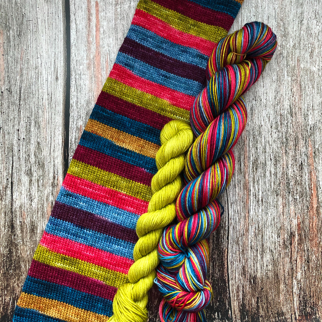 Sojourn Self-Striping Sock - Neverending Story