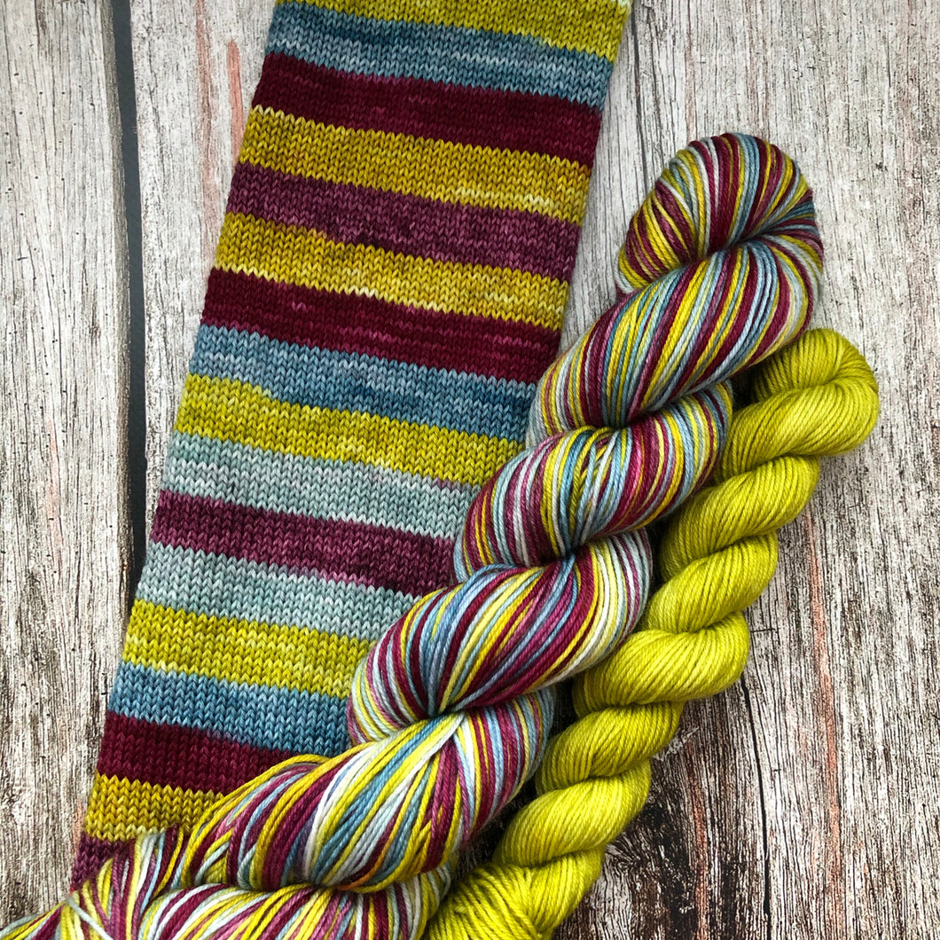 Sojourn Self-Striping Sock - Ilvermorny