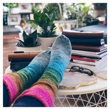Deconstructed Fade Sock - Holly Jolly Pyjama Party