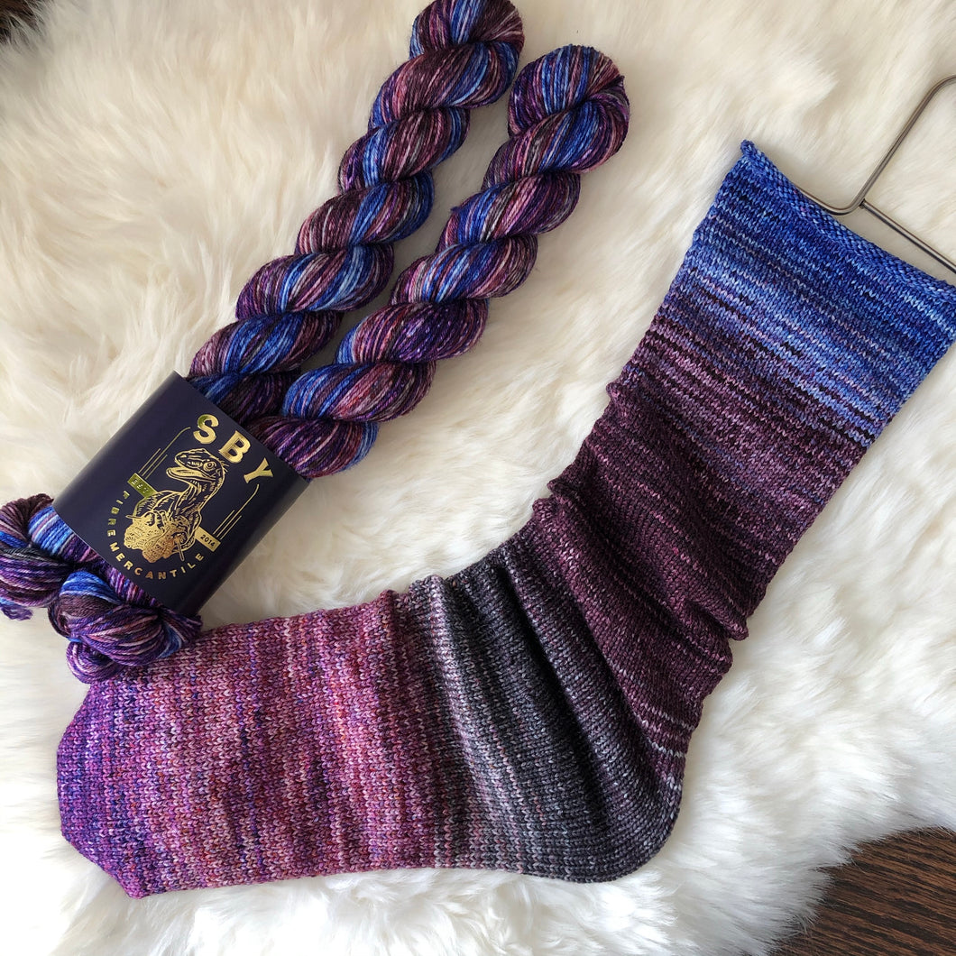 Deconstructed Fade Sock - The Best Stories are in the Pages of a Passport