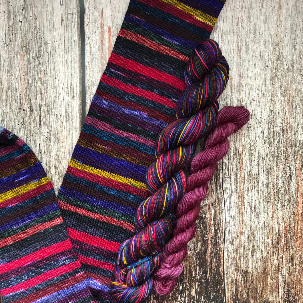 Sojourn Self-Striping Sock - Backpack