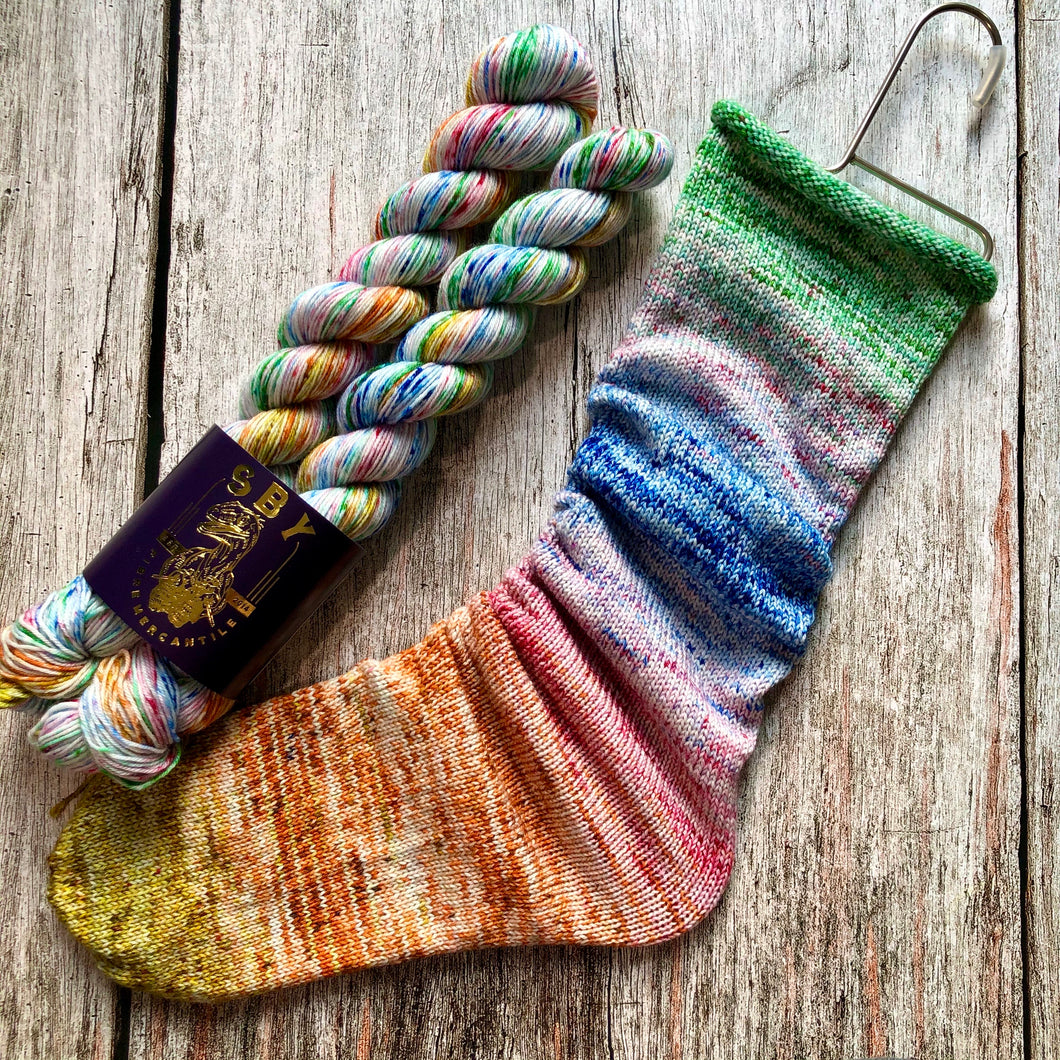 Deconstructed Fade Sock - Comet Neowise