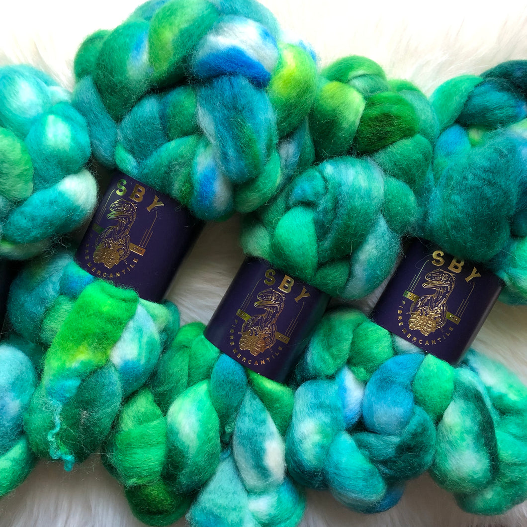 BFL Roving - Lagoon