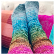 Deconstructed Fade Sock - Holly Jolly Pyjama Party