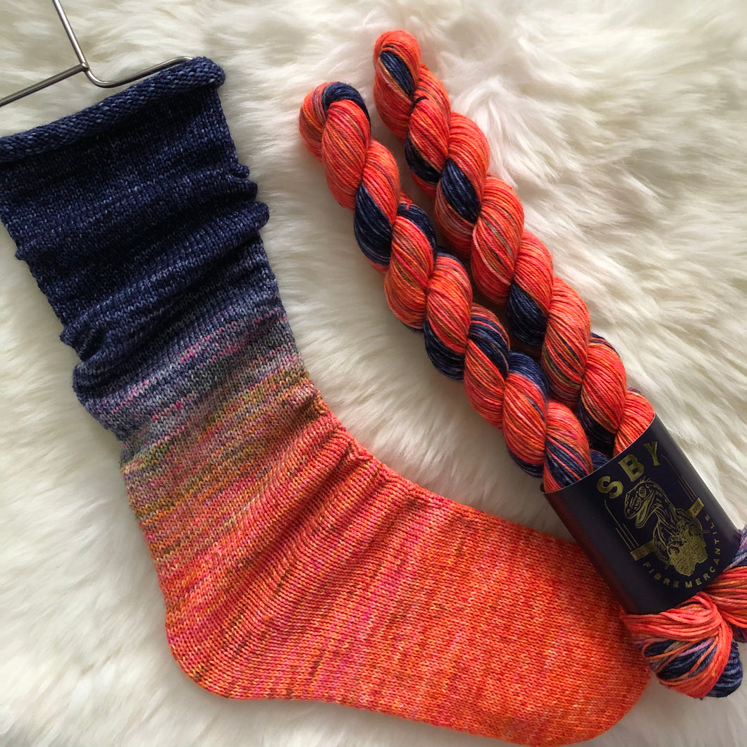 Deconstructed Fade Sock - Jelly Shoes, Stirrups, and Snap Bracelets