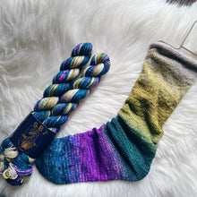 Deconstructed Fade Sock - Aurora