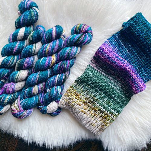 Deconstructed Fade Worsted - Aurora
