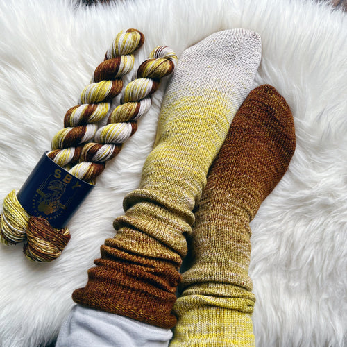 Deconstructed Fade Sock - Look at the Stars, Look How They Shine for You *NEW*