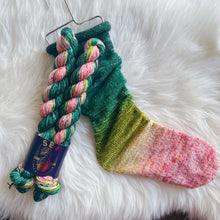 Deconstructed Fade Sock - Pink Goes Good With Green *NEW*