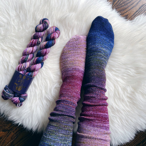 Deconstructed Fade Sock - Maleficent