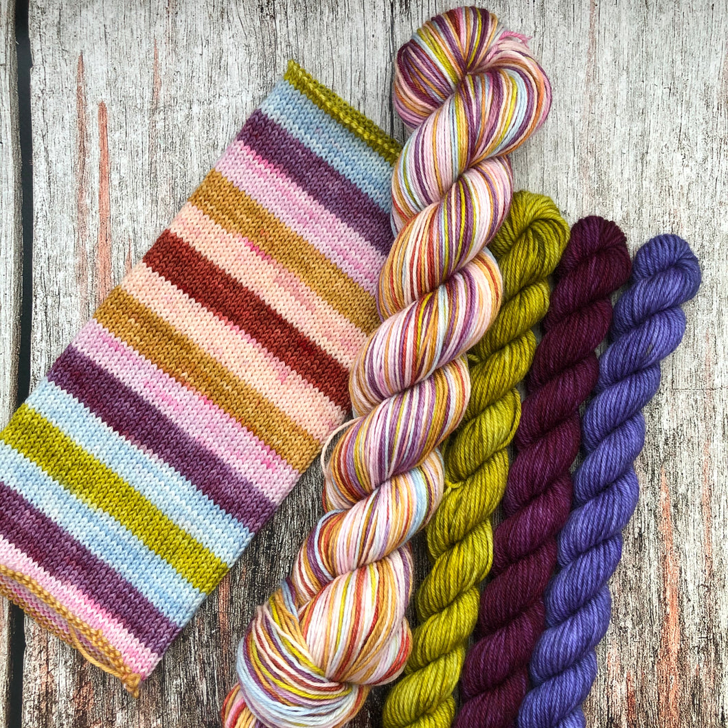 Sojourn Self-Striping Sock - It's a Dolly World