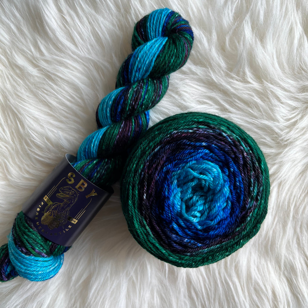 Deconstructed Fade Worsted - Lady of the Lake