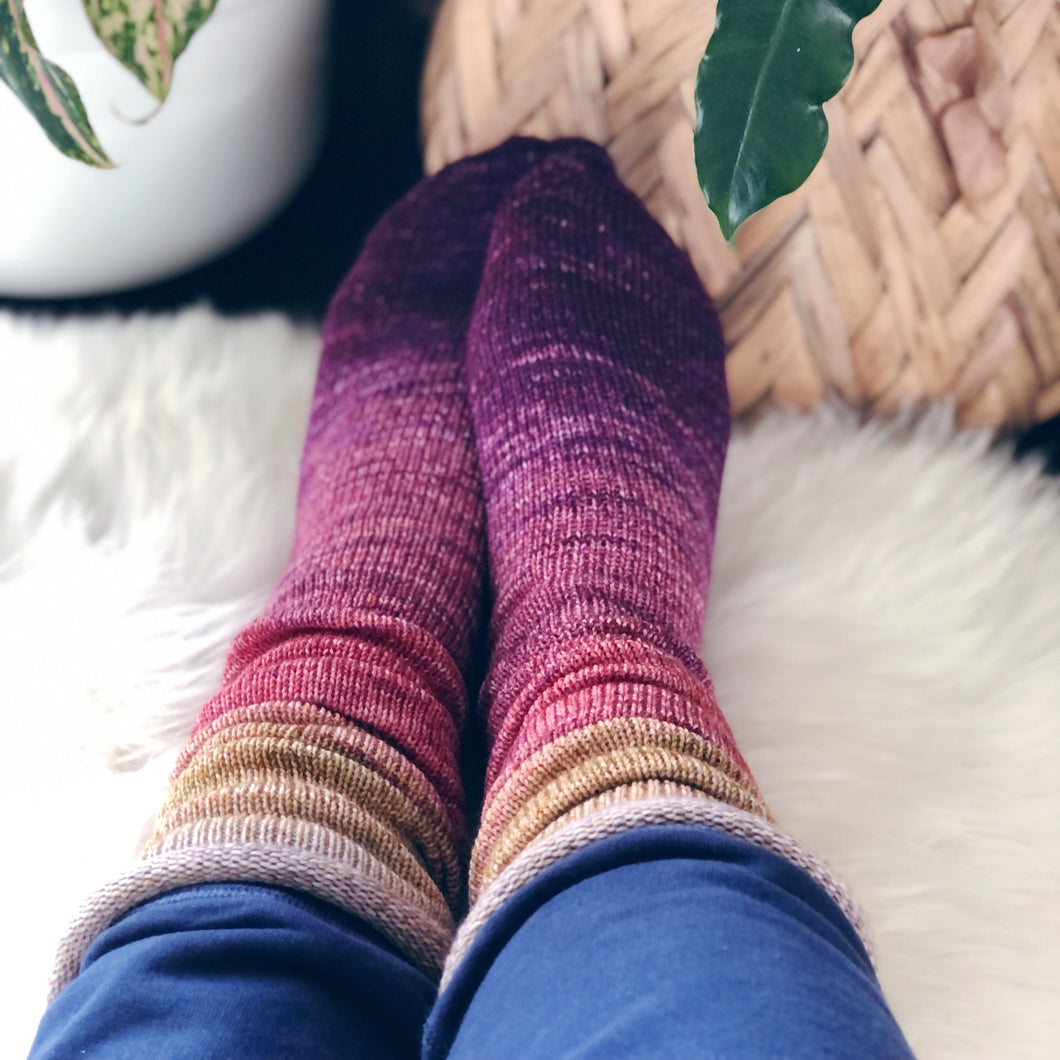 Deconstructed Fade Sock - What Can I Say?  They're Not My Angst (Gilmore Girls)