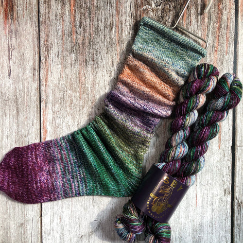 Deconstructed Fade Sock - One Day, You Will Be Old Enough to Start Reading Fairy Tales Again